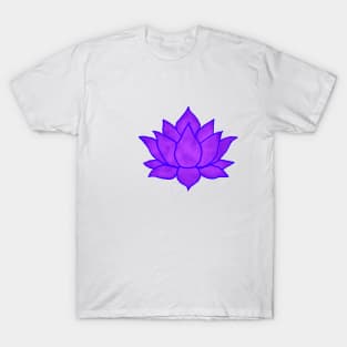 Pink water color lotus flower T-Shirt